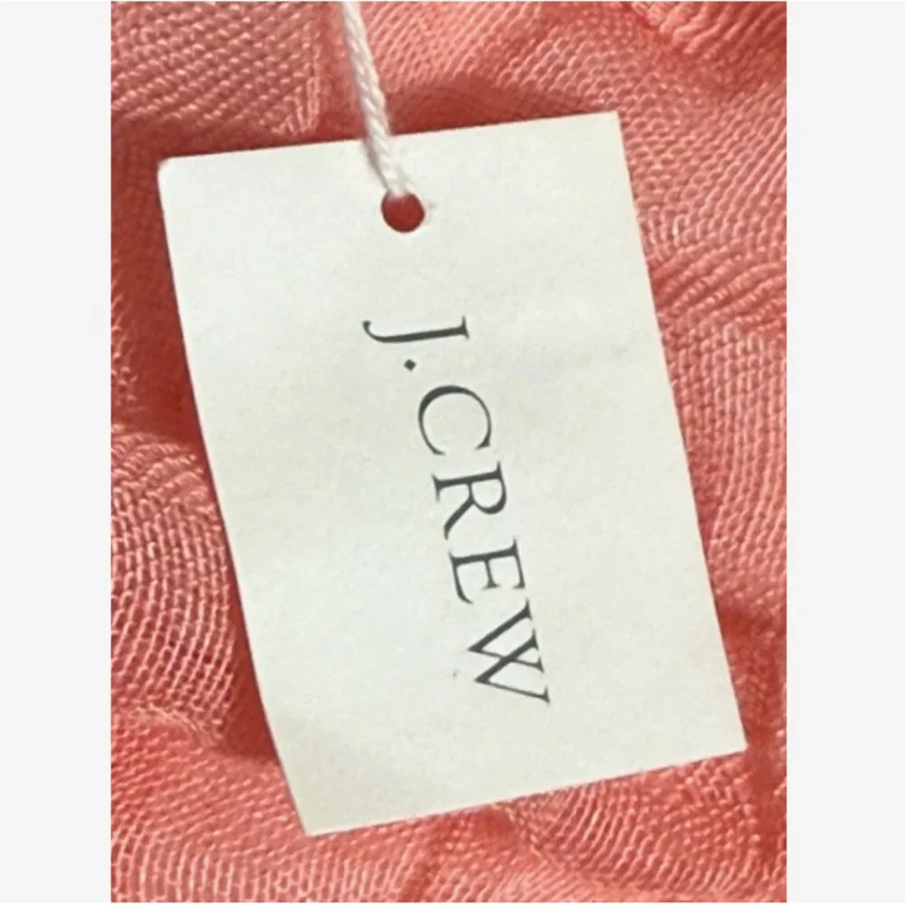 Vintage Y2K J.Crew Pink‎ Ombre Fringe Scarf NWT Crinkle Wrap Shawl